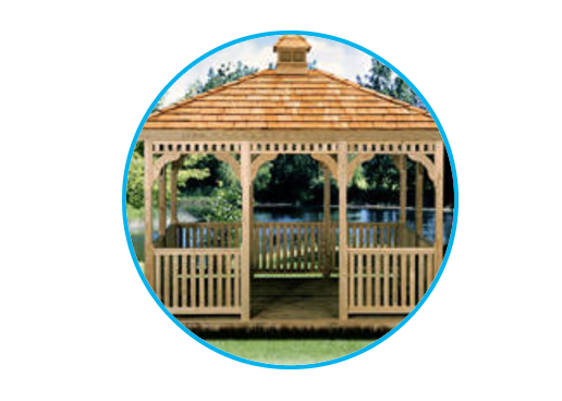 Pine and Cedar Gazebos