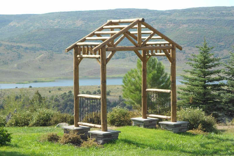 Gazebo Depot Log Octagon Gazebo Kit, Log Gazebos 