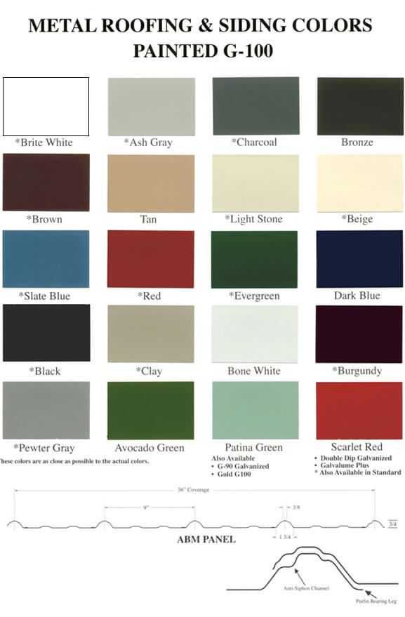 Gazebo Metal Roof Colors