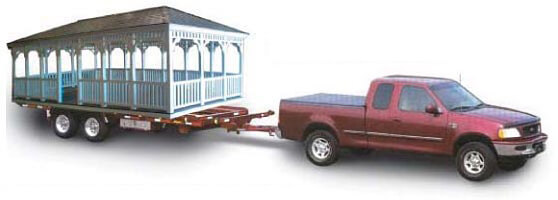 Gazebo Flat Bed Delivery